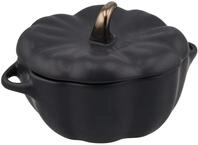 STAUB - K&uuml;rbis - Cocotte - Schwarz matt - Keramik - 12,2 cm