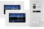Balter EVO Video T&uuml;rsprechanlage, Touchscreen, 2X 7 Zoll Monitor, 2-Draht Bus,