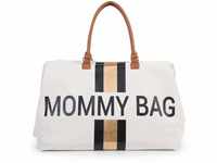 Childhome Mommy Bag CWMBBCOBL Tasche, 50 x 30 x 30 cm, weiß (White Stripes