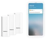 Netatmo Smarte T&uuml;r- und Fenstersensoren, Drahtlos, 1 St&uuml;ck, 3er Pack, Mit