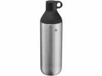 WMF Waterkant Trinkflasche Edelstahl 750ml, Edelstahlflasche Kohlensäure geeignet,