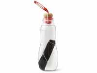 black + blum EGG004 Eau Good Glas-Rot, 650 ml Trinkflasche, Borosilikatglas/Kork