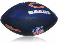 Wilson F1534XB NFL Chicago Bears Logo Mini Ball American Football Composite