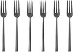[W0724] Rock Set 6 Kuchengabeln, Edelstahl/PVD 2Black - 52762KA5 [SP]"UVP: 73,90"