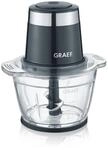 GRAEF Multi-Zerkleinerer CH502 Schwarz, Vierfl&uuml;geliges Edelstahlmesser,