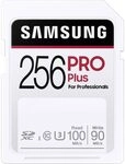 Samsung PRO Plus SD-Karte, 256 GB, SDXC UHS-I U3, 100 MB/s Lesen, Speicherkarte für Samsung PRO Plus SD-Karte, 256 GB, SDXC UHS-I U3, 100 MB/s Lesen, Speicherkarte für