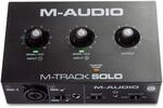 M-AUDIO M-Track Solo USB-Audiointerface | XLR-, Line- und DI-Eingange, Softwarepaket