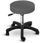 Physa Rollhocker Arbeitshocker mit Rollen Drehhocker Aversa Grey (grau,