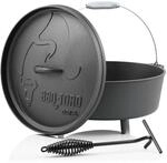 BBQ-Toro Dutch Oven Alpha Serie | 10,7 Liter (DO12A), Topf mit F&uuml;&szlig;e | bereits