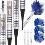 Unicorn Silver Star Gary Anderson Soft Dart, 80% Tungsten, 17g