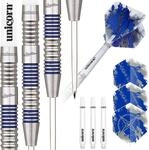 Unicorn Silver Star Gary Anderson Steel Dart, 80% Tungsten, 22g