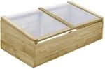 vidaXL Kiefernholz Impr&auml;gniert Gew&auml;chshaus 100x50x35cm Fr&uuml;hbeet Fr&uuml;hbeetkasten
