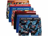 JACK & JONES Boxershorts 6er Pack Herren Trunks Shorts Baumwoll Mix Unterhose...