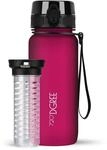 720&deg;DGREE Trinkflasche 650ml uberBottle softTouch +Fr&uuml;chtebeh&auml;lter - BPA-Frei -