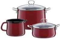 Riess, 0520-008, Starterset 3-teilig, ROSSO, Emaille, Made in &Ouml;sterreich, LBH: