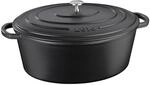 kela Br&auml;ter Gusseisen oval 6 Liter, Dutch Oven CALIDO, Induktion Gussbr&auml;ter mit