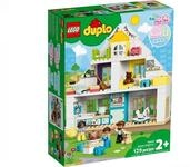LEGO DUPLO Town Modular Playhouse 10929 Dollhouse with Furniture and a Family, Great