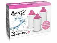 PearlCo - AquaMag classic Pack 3 Filterkartuschen mit Magnesium - passt in Brita