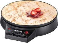 SEVERIN Cr&ecirc;pes Maker, Crepes-Eisen f&uuml;r s&uuml;&szlig;e Crepes und herzhafte Galettes,