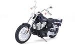MAISTO Harley-Davidson FXDBI Dyna Street Bob06, blau - Modellmotorrad 1:12