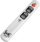 SeKi Slim weiss lernf&auml;hige Universal-Fernbedienung mit gro&szlig;en Tasten - f&uuml;r
