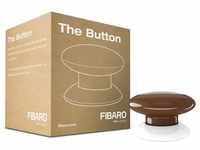 FIBARO The Button Brown / Z-Wave Plus Drahtlose Tragbare Schalt-Knopf, Braun,