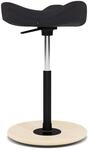 Varier Move Natur/Schwarz Ergonomischer Stehhocker H&ouml;henverstellbarer...