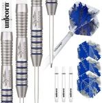 Unicorn Silver Star Gary Anderson Steel Dart, 80% Tungsten, 25g