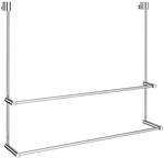 Smedbo Sideline Doppelter Handtuchhalter f&uuml;r Glasduschwand DK3102