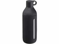 WMF Waterkant Trinkflasche Glas 500ml, Borosilikatglas, Trinkflasche mit