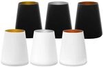 St&ouml;lzle Lausitz Becher Power, 380 ml, 6er Mix-Set in wei&szlig; und schwarz (matt),