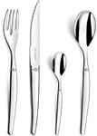 LOU LAGUIOLE - JET | Besteck Set 6 Personen | 24-teilig | Sp&uuml;lmaschinenfest 