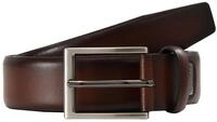 bugatti Herren 37600-1401 G&uuml;rtel, per pack Braun (Brandy 44), 85|#85|#673