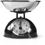 Nedis Retro K&uuml;chenwaage Ana Logico Metall Schwarz