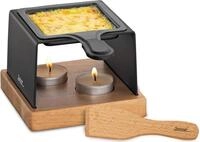 Spring K&auml;se-Raclette Gourmet Party, 1 Pf&auml;nnchen, Buchenholz-Bodenplatte