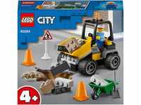 LEGO 60284 City Baustellen-LKW Spielzeug Bausteine-Set, Frontlader Baufahrzeug...