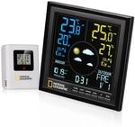 National Geographic Wetterstation Funk mit Au&szlig;ensensor VA Farb Wetterstation