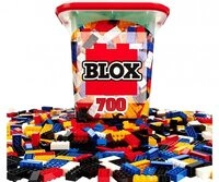 Simba 104114200 - Blox 700 Bausteine f&uuml;r Kinder ab 3 Jahren, 8er Steinebox mit