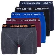 JACK & JONES Herren JACBLACK Friday Trunks 5 Pack Box LN 12167028, Black/Navy