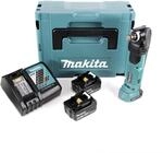 Makita DTM 51 RMJ 18V Li-Ion Akku Multifunktionswerkzeug im Makpac mit 2x 4,0...