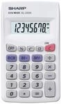 SHARP EL-233S Taschenrechner, wei&szlig;