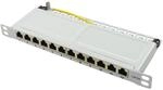 LogiLink Professional NP0065 geschirmtes Cat 6A Patch-/Verteilerfeld mit...