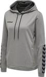 hummel Damen Hoodie Hmlauthentic Poly Hoodie Woman, Grey Melange, XS, 204932-2006-XS