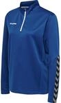 hummel Damen Authentic Half Zip Sweatshirt Damen, True Blue, XL