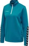 hummel Damen Sweatshirt Hmlauthentic Half Zip Sweatshirt Woman, Celestial, L,