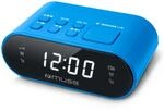 MUSE M-10 BL Radiowecker mit LED-Display, Zwei Weckzeiten, dimmbar, digitaler