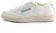 Reebok Unisex Club C 1985 Tv Sneaker, Chalk Paperwhite Glen Green, 36.5 EU