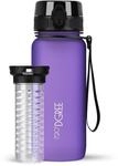 720&deg;DGREE Trinkflasche 650ml uberBottle softTouch +Fr&uuml;chtebeh&auml;lter - BPA-Frei -