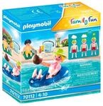 PLAYMOBIL Family Fun 70112 Badegast mit Schwimmreifen, Schwimmf&auml;hig, Ab 4...