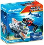 PLAYMOBIL City Action 70145 Seenot: Tauchscooter im Rettungseinsatz, Ab 4 Jahren